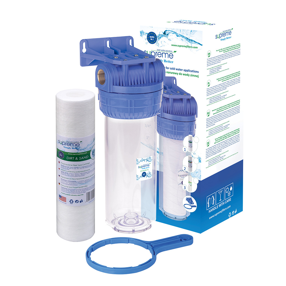 Set filtru cu cartus SUPREME 10" 3/4"