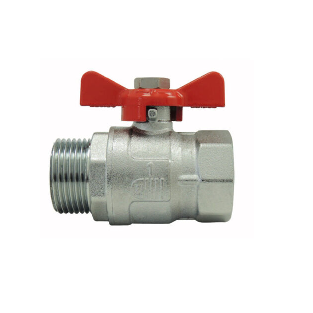 Robinet cu bila EZFITT ADVANCE interior-exterior, fluture, 1/2”