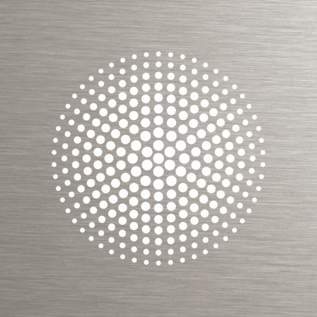 Grila, FRANKISCHE, profi-air Starline design AVANTGARDE Compakt, Ø 160 mm, alb vopsit