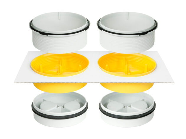 Element cofraj pentru distribuitor, FRANKISCHE, profi-air flat, DN 160