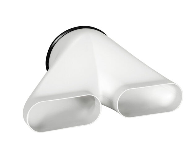 Adaptor, FRANKISCHE, profi-air Ovalkanal, 2 x 163 x 68, DN 160