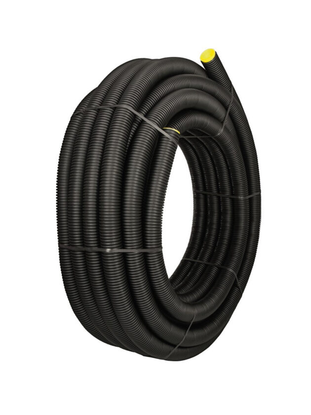 Tub, FRANKISCHE, profi-air classic, alb, gri sau negru, DN 90, 50 m / colac, negru