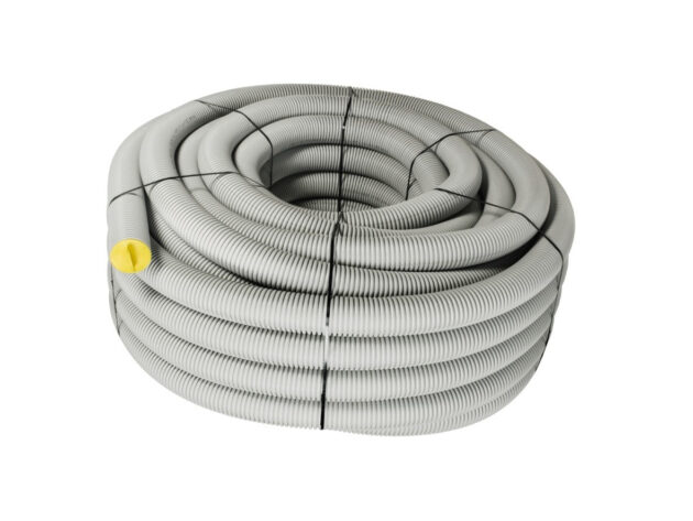Tub, FRANKISCHE, profi-air classic, alb, gri sau negru, DN 90, 50 m / colac, gri