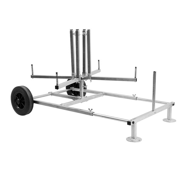 Derulator mobil pentru colaci de 600 m ALPEX pentru tevi - FRANKISCHE