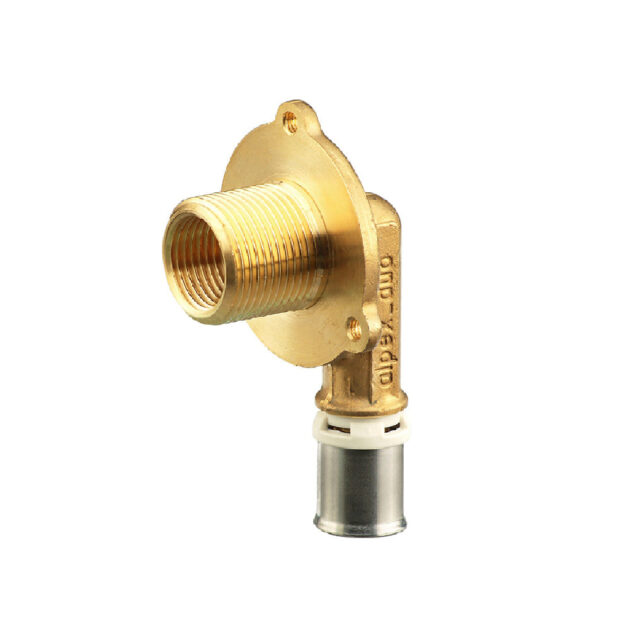 Cot sertizare pentru vas toaleta incastrat alama, 16 mm-1/2"- 3/4", FRANKISCHE - ALPEX-DUO