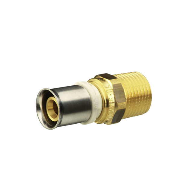 Racord sertizare cu filet exterior din alama 16 mm - 3/4" FRANKISCHE - ALPEX-DUO