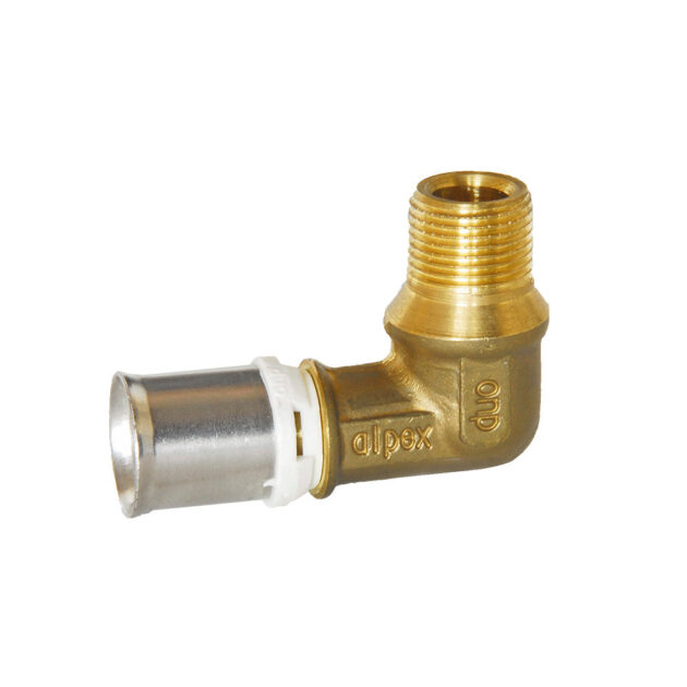 Cot sertizare cu filet exterior din alama 16 mm-3/8", FRANKISCHE - ALPEX-DUO