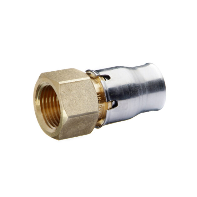 Racord prin impingere (Push-fit) cu filet interior din alama 20 mm - 1/2" FI, FRANKISCHE - ALPEX-PLUS