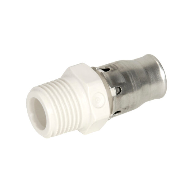 Racord prin impingere (Push-fit) cu filet exterior PPSU 20 mm - 1/2" FE, FRANKISCHE - ALPEX-PLUS