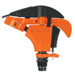Aspersor pulsator din plastic, fara spin,  90° - 360°, raza 17 m, Truper