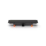 Rigola de dus neagra MCH KLASIK / FLOOR cu gratar din otel inoxidabil 550 mm, mata