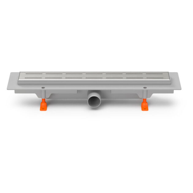Rigola de interior MCH cu gratar de inox LINE lucioasa, 350 mm