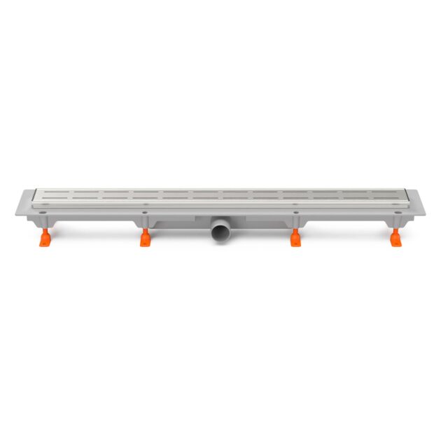 Rigola de interior MCH cu rama si gratar de inox LINE lucioasa, 750 mm