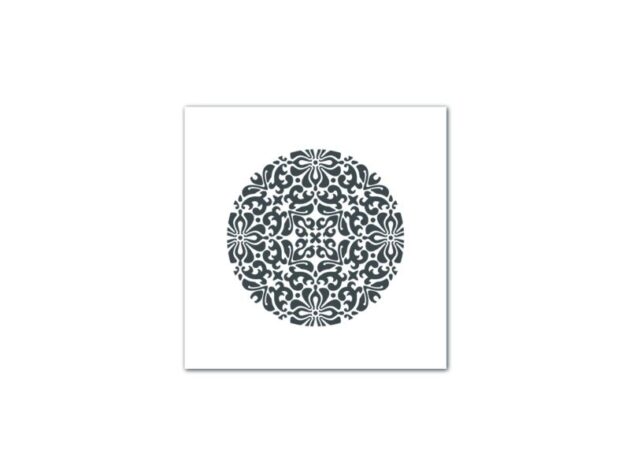 Grila, FRANKISCHE, profi-air Starline design FLORA Compakt, Ø 160 mm, alb vopsit