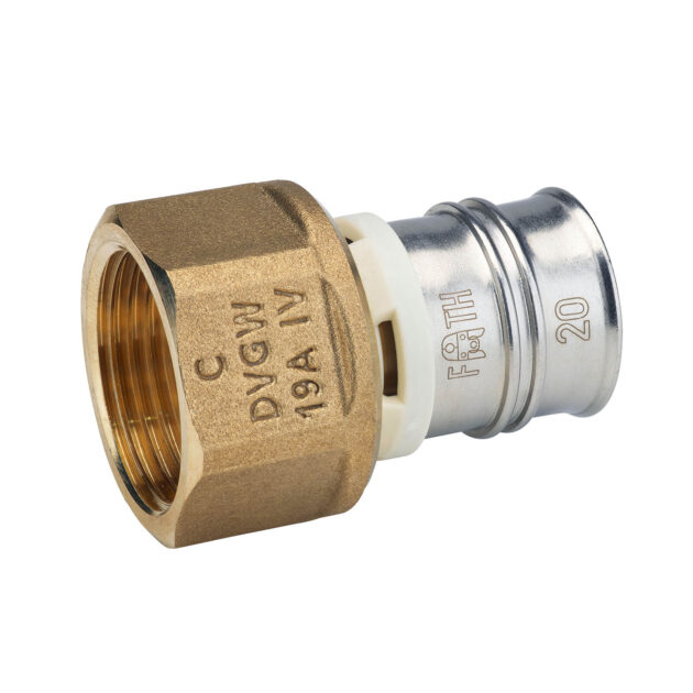 Racord sertizare cu filet interior din alama, 20 mm - 1/2“, FRANKISCHE - ALPEX-DUO