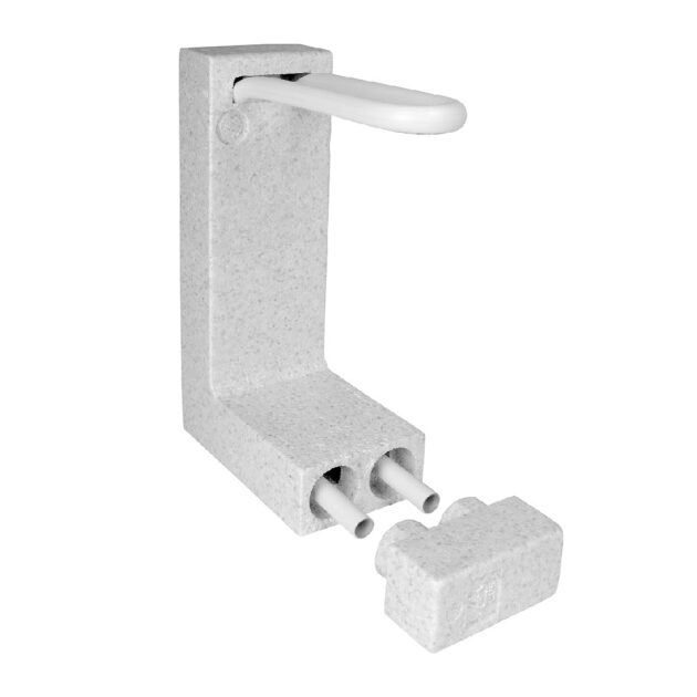Bloc de racordare a radiatoarelor de la perete ALPEX-DUO - FRANKISCHE- 18 x 5 x 31 cm