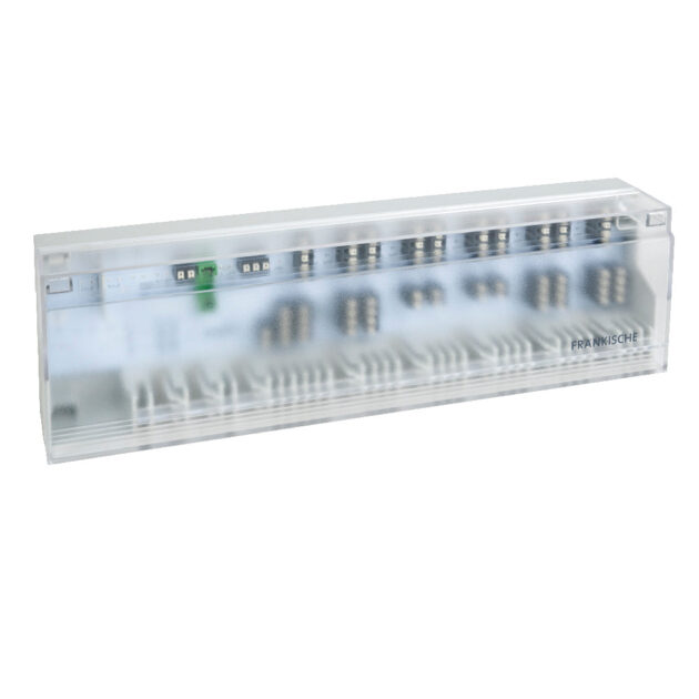 Bloc cu terminale pentru legarea actuatoarelor si termostatelor PROFITHERM - FRANKISCHE-Cu control pentru pompa - 230 V