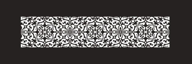 Grila, FRANKISCHE, profi-air Starline design FLORA, 350 x 130 mm,  antracite