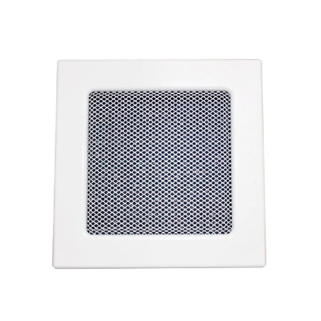 Grila de aerisire emailata cu plasa HACO LKM-170 x 490 UG - grafit