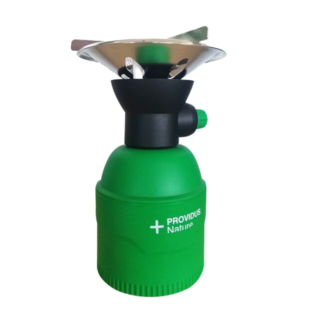 Mini aragaz portabil camping PROVIDUS cu corp ABS cu aprindere PIEZO