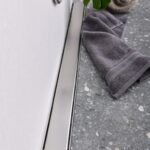 Rigola de interior montate la perete MCH cu rama si gratar de inox KLASIK/FLOOR lucioasa, 850 mm