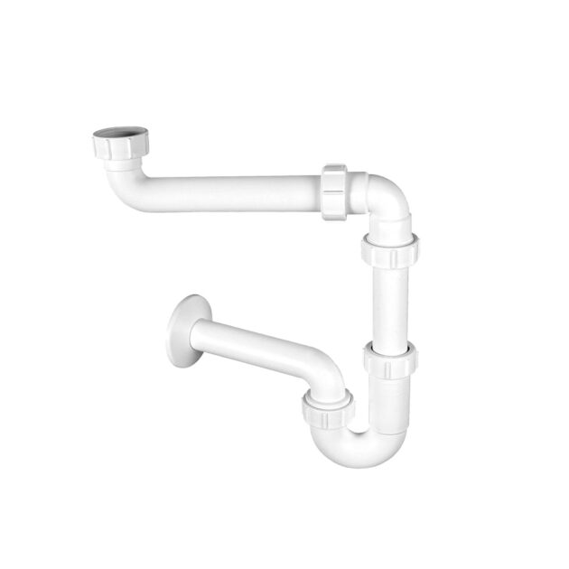 Sifon chiuveta cu combinatie economie spatiu 5/4”-Ø32 McALPINE 6/4" si 5/4”