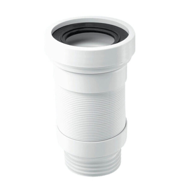 Racord WC McALPINE flexibil Ø90 mm / DN80, 260 mm -> 640 mm
