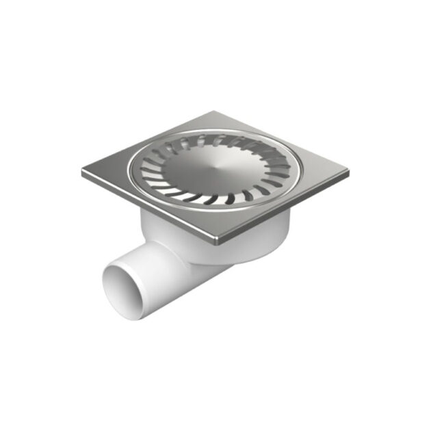 Sifon de pardoseala MCH cu iesire orizontala DN 50/95 - otel inox