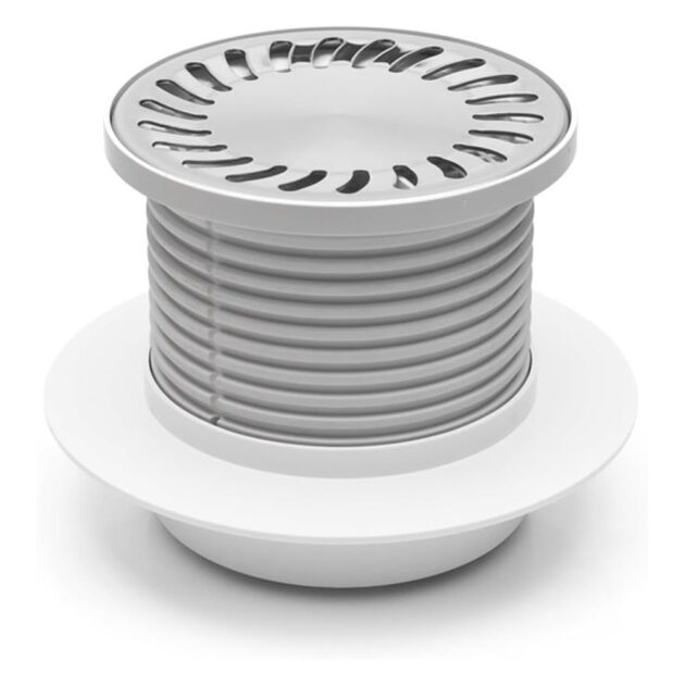 Sifon de pardoseala MCH cu iesire verticala DN 50/H reglabil, rotund cu guler/flansa