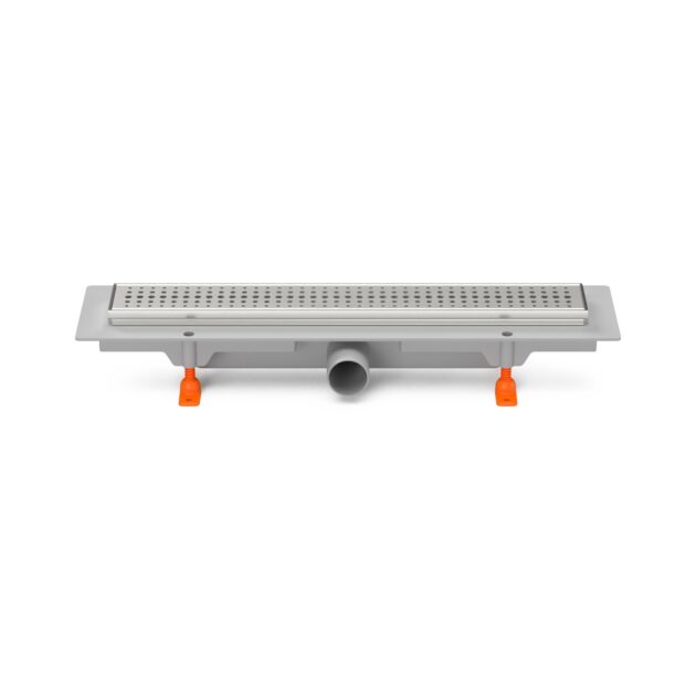 Rigola de interior MCH cu rama si gratar de inox BASIC lucioasa, 350 mm