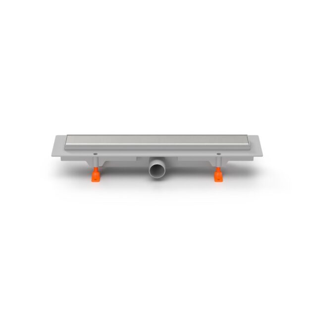 Rigola de interior MCH cu gratar de inox KLASIK/FLOOR lucioasa, 450 mm