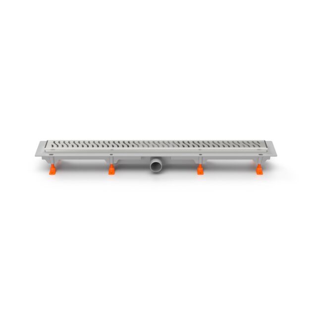 Rigola de interior MCH cu rama si gratar de inox HARMONY lucioasa, 750 mm