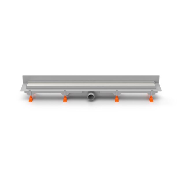 Rigola de interior montate la perete MCH cu gratar de inox KLASIK/FLOOR mata, 750 mm