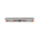 Rigola de interior MCH cu gratar de inox HARMONY lucioasa, 950 mm