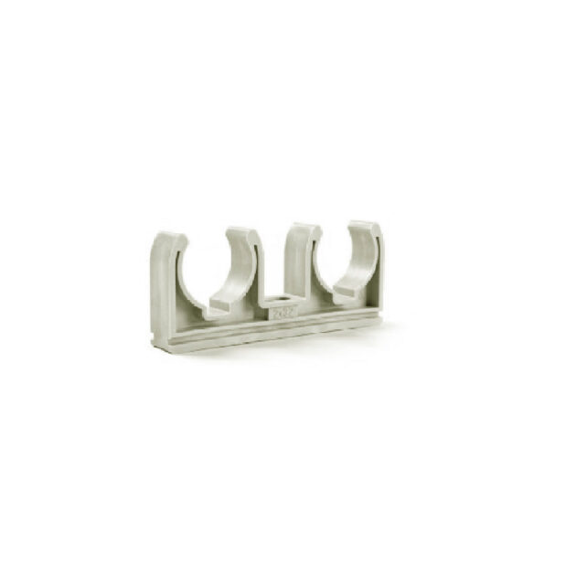 Clema dubla MCH pentru fixarea tevilor de plastic-2x16 mm