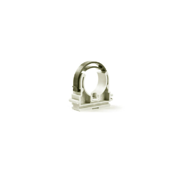 Clema cu eclisa MCH si surub de metal M6 pentru fixarea tevilor de plastic-32 mm
