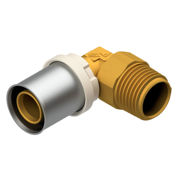 Cot NOVAPEX la 90° alama FE prin presare XPRT 20 - 1/2”