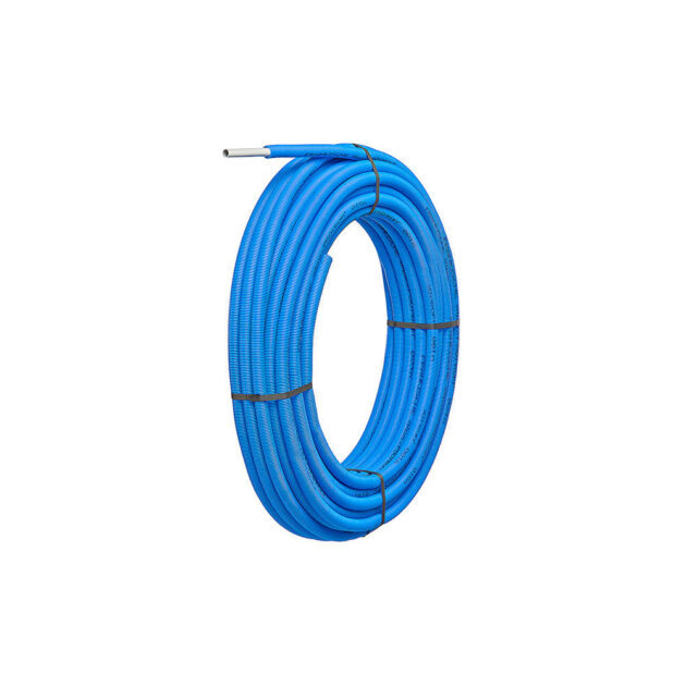 Teava multistrat in tub de protectie FRANKISCHE PEX-AL-PE ALPEX-DUO®, 16x2 mm, albastra - colac 50 m