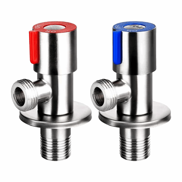 Set robinet coltar inox, 1/2"x1/2", Slovarm