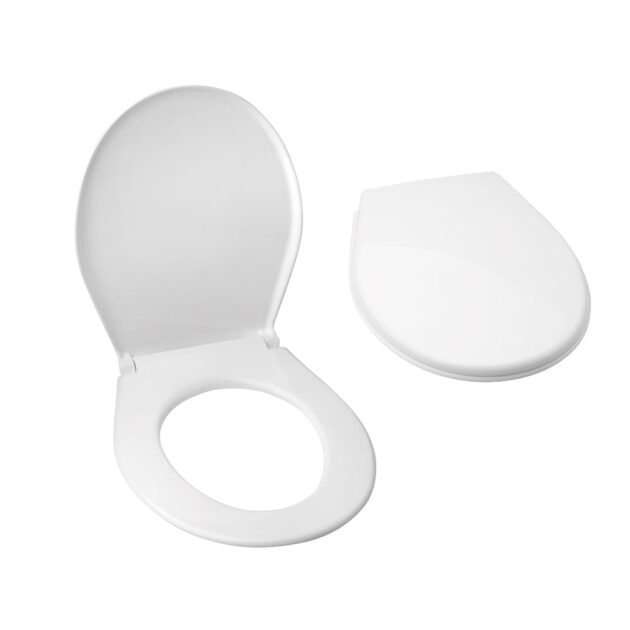 Capac WC ROYAL antibaterian cu sistem de fixare din metal, inchidere lenta, Slovarm