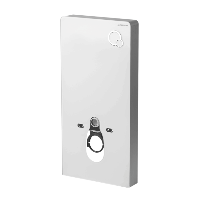 Sistem WC montat pe perete pentru toalete suspendate, alb, Slovarm