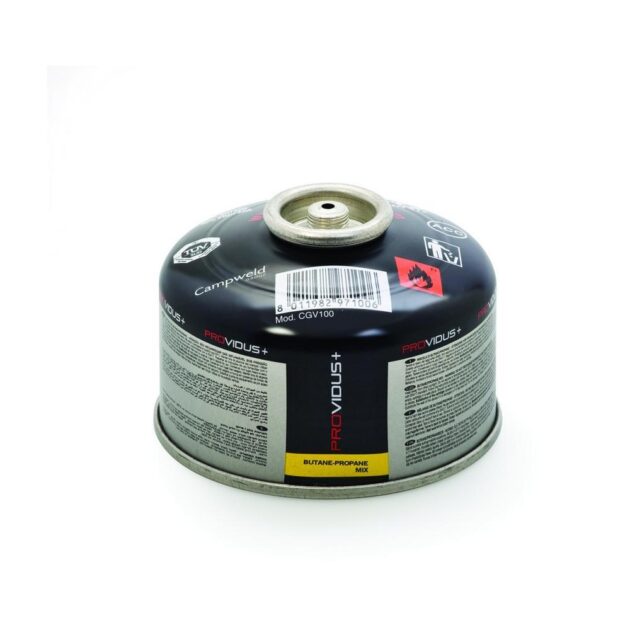 Butelie gaz PROVIDUS CGV100 cu filet de 7/16" si valva 100g