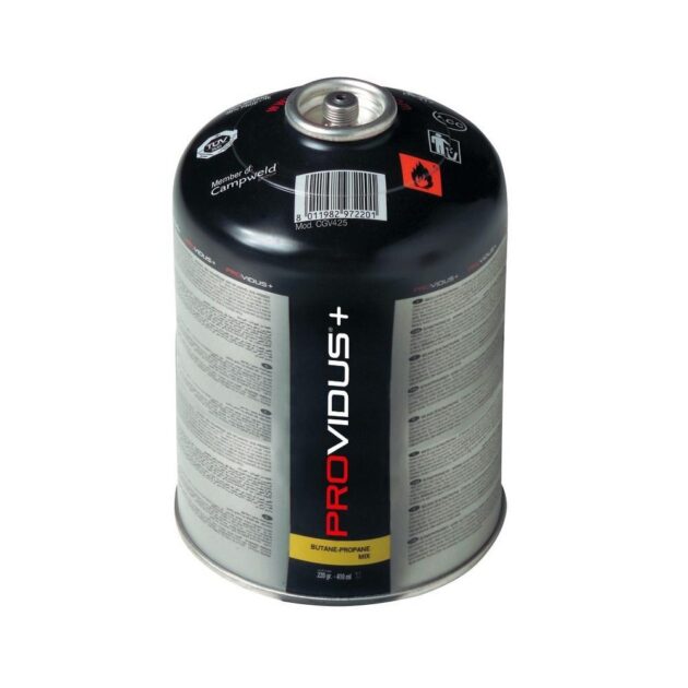 Butelie gaz PROVIDUS CGV425 cu filet de 7/16" si valva 425g