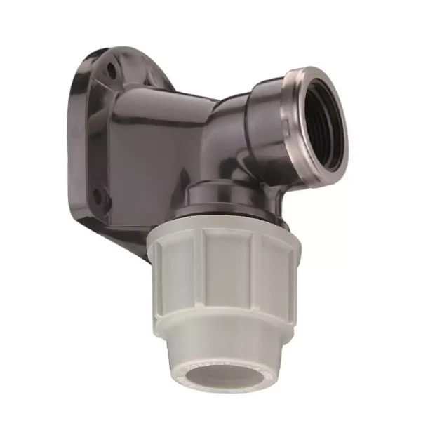 Cot 90° FI perete 25-3/4" PN 16 COMPRESIUNE