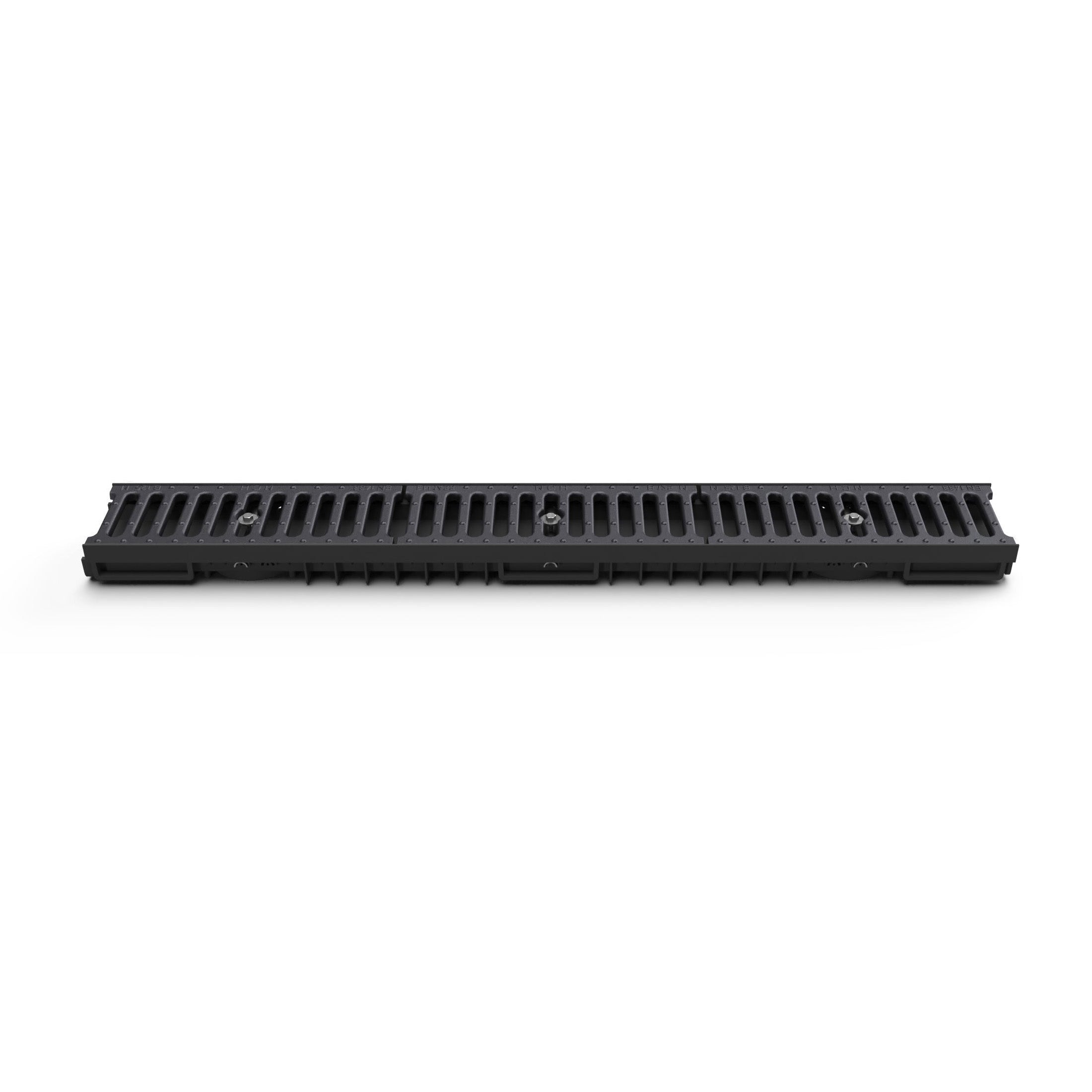 Rigola de exterior MCH cu gratar din fonta, inaltime redusa, 1 m