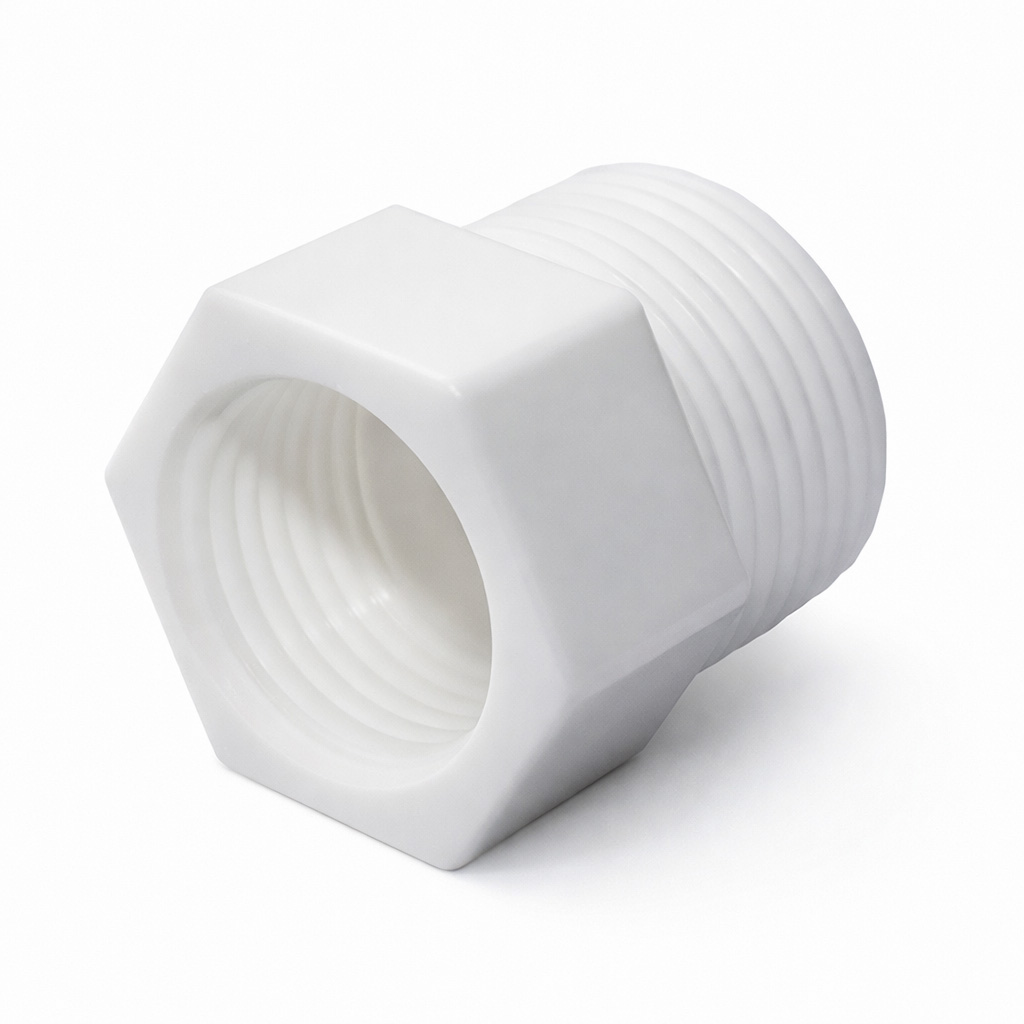 Conector plastic 1/2" filet interior , 3/4" filet exterior