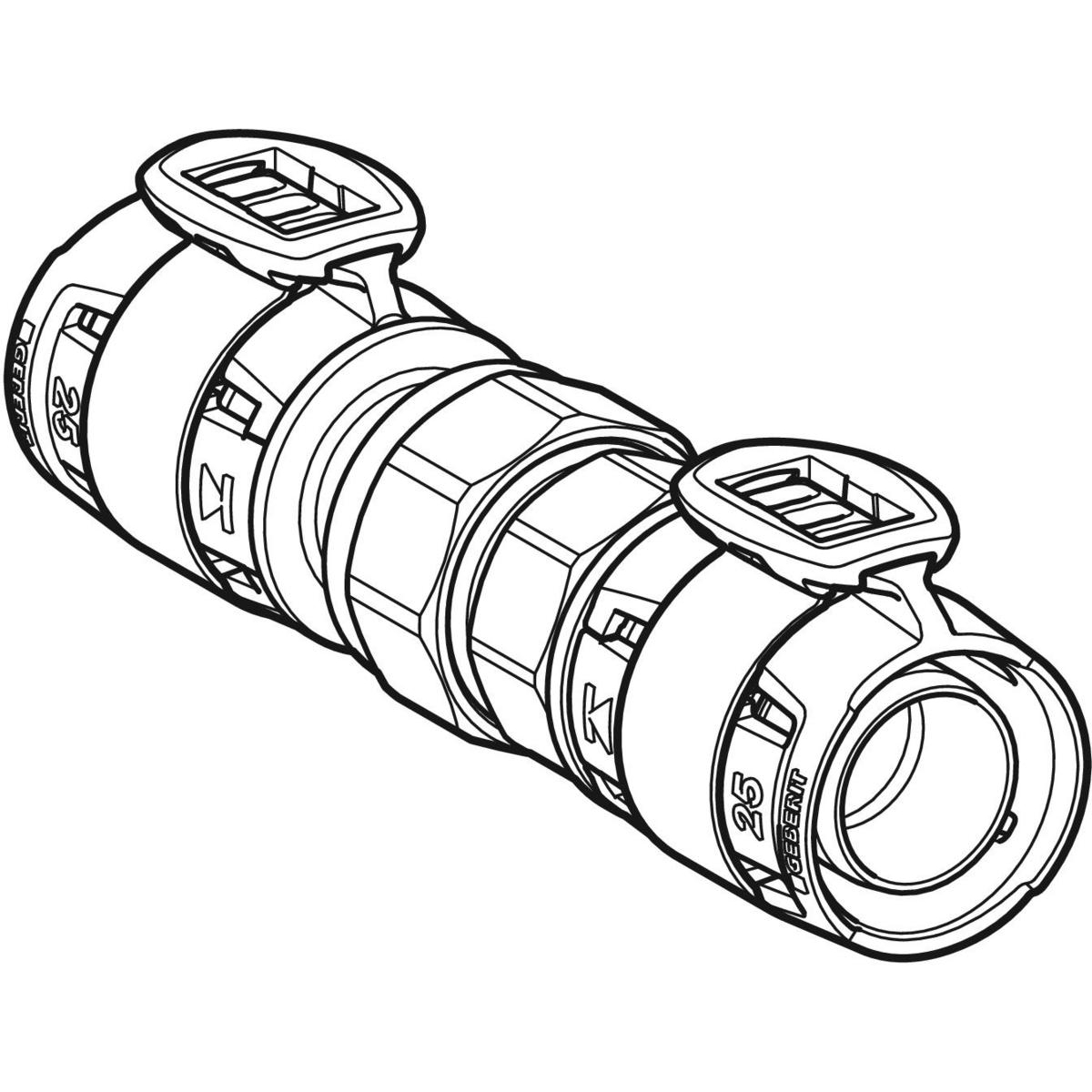 Îmbinare filetată Geberit FlowFit: Material=Bronz silicat fără plumb d=16mm - imagine 3