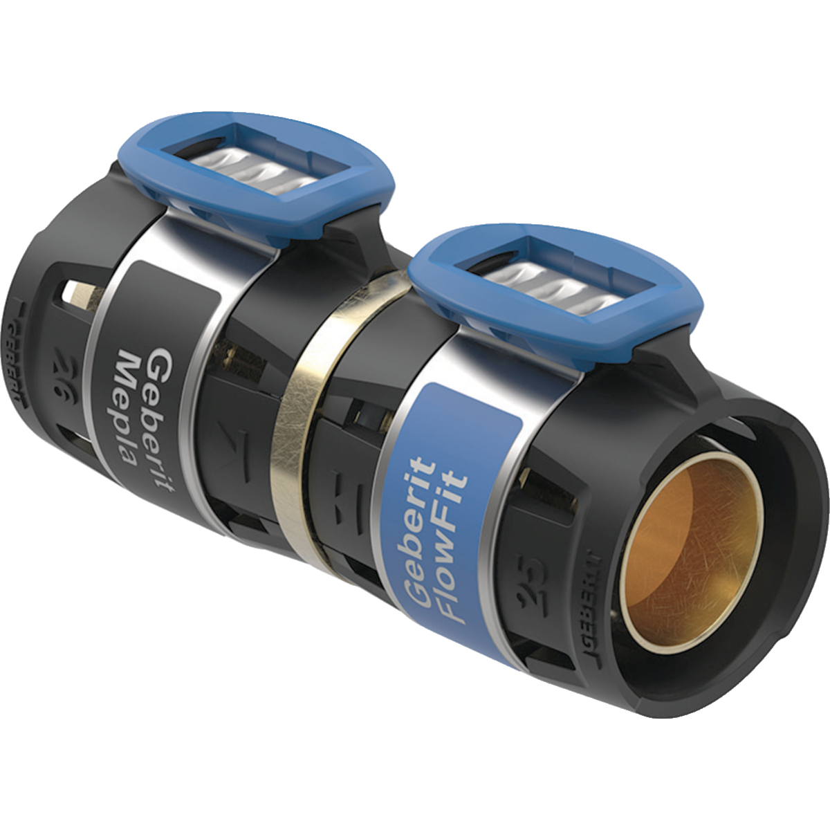 Adaptor Geberit FlowFit la Geberit Mepla: Material=Bronz silicat fără plumb d=50mm d1=50mm