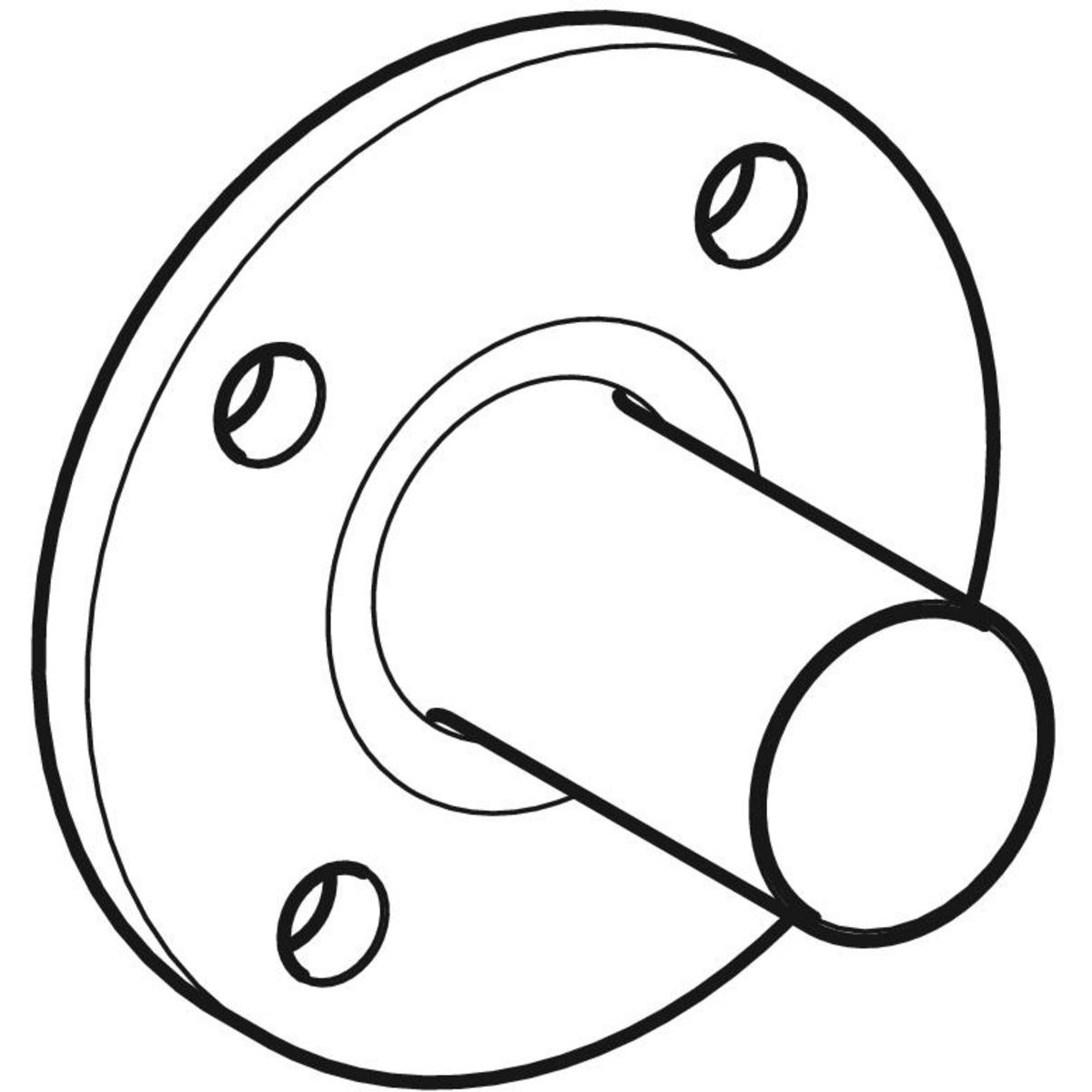 Adaptor Geberit Mapress Oţel-Carbon cu filet interior (FKM albastru): d=54mm Rp=2″ - imagine 3