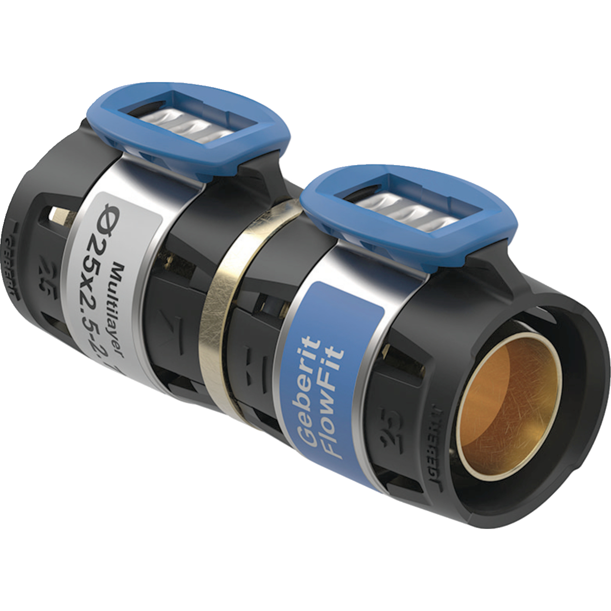 Adaptor Geberit FlowFit la sistem terţ: d=25mm s=3.5–3.7mm